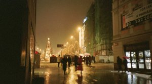 Prag Wenzelplatz bei -10 C